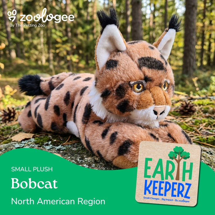 Earth Keeperz Bobcat 10" Recycled Plush