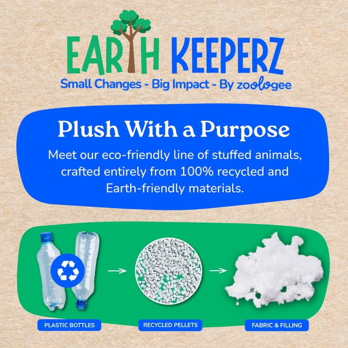 Earth Keeperz Bobcat 10" Recycled Plush