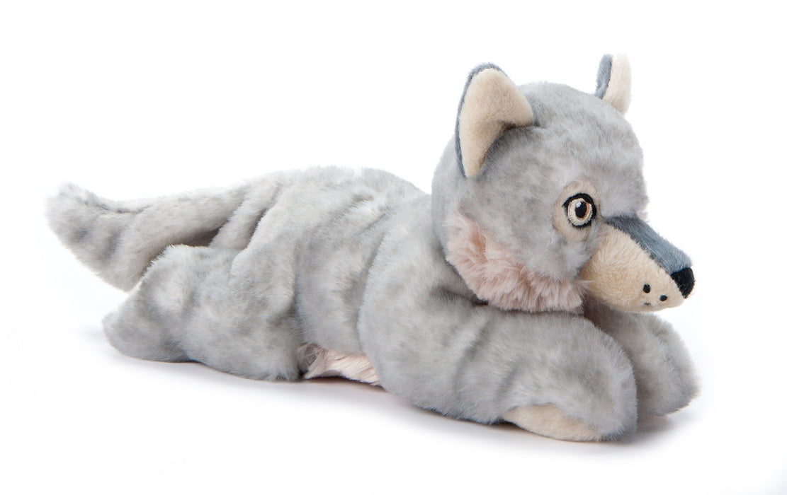 Earth Keeperz Grey Wolf 10" Recycled Plush