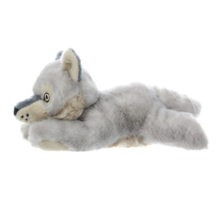 Earth Keeperz Grey Wolf 10" Recycled Plush