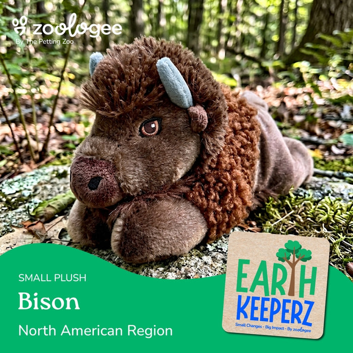 Earth Keeperz Bison 10" Recycled Plush
