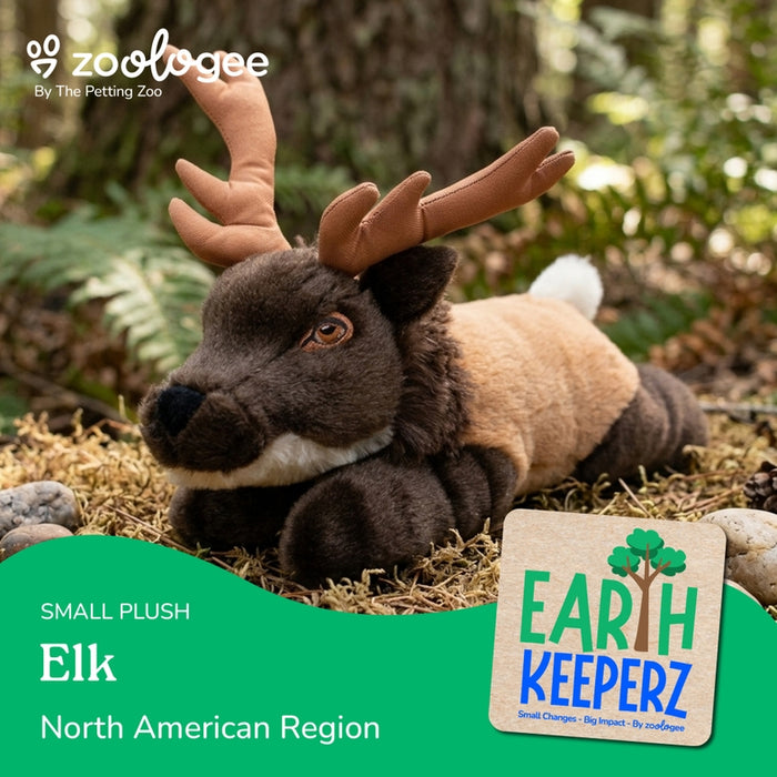 Earth Keeperz Elk 10" Recycled Plush